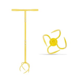 Râteau à terre, désherbeur, aérateur de pelouse, <span class=keywords><strong>outil</strong></span> de décompactage de <span class=keywords><strong>jardin</strong></span>, <span class=keywords><strong>outil</strong></span> de perforation, griffe de <span class=keywords><strong>jardin</strong></span> <span class=keywords><strong>pour</strong></span> usage domestique - Product Image 1