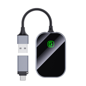 OEM ODM 2-en-1 Adaptador inalámbrico Carplay Dongle <span class=keywords><strong>Android</strong></span> Auto para Toyota Fiat Audi para Porsche Benz Kia otros coches - Product Image 1