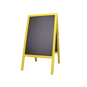 Pizarra de madera de estilo rústico de país independiente <span class=keywords><strong>Memu</strong></span> mensaje Memo Sign acera A-Frame pizarra de madera de doble cara - Product Image 3