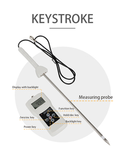 Misuratore di Umidità del Suolo Digitale MS350A in Acciaio Inox con Pin, Gamma di Misurazione 0~60% - Product Image 5