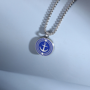 Collier pendentif en acier inoxydable vintage punk viking nautique <span class=keywords><strong>ancre</strong></span> maritime bijoux de mode pour hommes fabricant en gros - Product Image 4