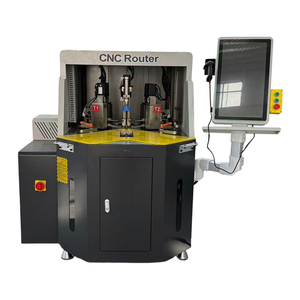 Machine de sertissage d'angle CNC 10 axes pour profilés en aluminium, entièrement automatique, outil de jonction d'angle à quatre têtes - Product Image 5