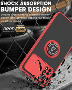 Pour Xiaomi <span class=keywords><strong>Poco</strong></span> <span class=keywords><strong>X4</strong></span> Pro, étui avec anneau de doigt, étui de téléphone pour Xiaomi <span class=keywords><strong>Poco</strong></span> F4 GT, étuis arrière pour Xiaomi 11T 12 X - Product Image 3