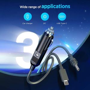 Câble d'alimentation USB DC 3-en-1 étanche pour chargeur Starlink Mini, charge rapide 5A DC-DC, conducteur nickel 18AWG, gaine 2/3m - Product Image 3