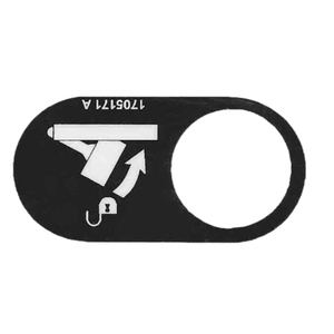 Decalcomania Aftermarket AWP per Parti di Piattaforme Aeree, Codice 1705171, per Sollevatori JLG 1250AJP 1500AJP 1100S 1200SJP 1350SJP - Product Image 4