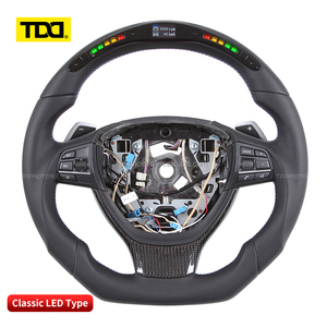 Volant sport en carbone TDD LED pour BMW E90 E91 E92 E93 M3 E82 E88 E87, volant personnalisé en fibre de carbone véritable - Product Image 3