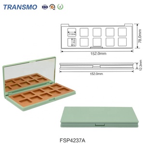 Paleta de Sombras de Ojos Personalizada, Paleta de Sombras de Ojos de Marca Privada, 10 Colores, Paleta de Sombras de Ojos Cuadrada Vacía - Product Image 2