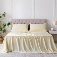 Drap de lit en bambou de qualité supérieure doux et écologique Ensemble de draps en bambou 100% bio