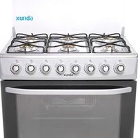 Cuisinière à gaz autonome Xunda de 30 pouces avec 6 brûleurs et fonction de convection pour la maison ou les camping-cars