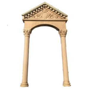 Factory Price Marble Carving Granite Stone Gate Design <strong>Column</strong> 100% Hand <strong>Carved</strong> SH-SHENGHUA European Lifetime 1 Piece HE BEI SH-