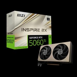 MSI RTX 5060 Ti 16G INSPIRE 2X OC Hardcore Master Nuevo, sin abrir, admite entrega personal y garantía - Product Image 1