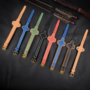 Elong Ming Guang Dragonne réglable en cuir de vachette avec anneau de pouce et <span class=keywords><strong>corde</strong></span> d'arc pour le <span class=keywords><strong>tir</strong></span> - Product Image 3