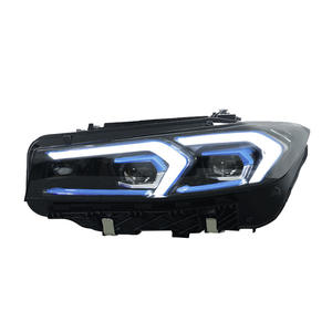 Conjunto de Faros LED para BMW Serie 3 G20 con Luces de Circulación Diurna y Señales de Giro Secuenciales, Lentes Azules - Product Image 4