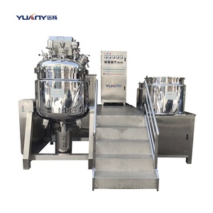 Réservoir d'homogénéisation sous vide, machines à fabriquer de la mayonnaise avec système de circulation, homogénéisateur mélangeur pour crème cosmétique pour le visage - Product Image 1