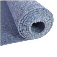 Antislip Red Needle Punched Carpet Commercial Stairs Carpet Outdoor Runner Rug for Wedding Event Exhibition Plain Carpet