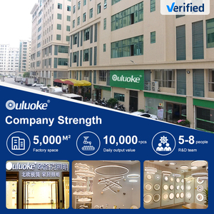 Phòng ngủ sống không cánh điều khiển từ xa Acrylic vuông tròn kèm theo quạt trần với đèn - Product Image 5