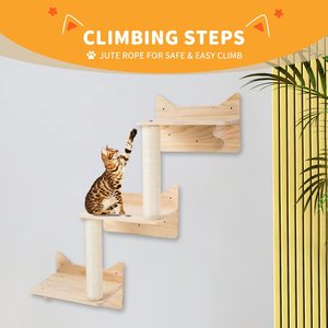 Muebles <span class=keywords><strong>para</strong></span> Gatos Montados en la Pared, Estantes <span class=keywords><strong>para</strong></span> Gatos <span class=keywords><strong>para</strong></span> Escalar en la Pared, Hamaca Colgante <span class=keywords><strong>para</strong></span> Gatos, Gimnasio <span class=keywords><strong>para</strong></span> Gatos - Product Image 5