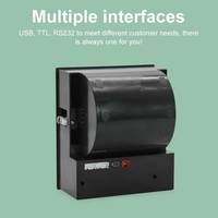 Impresora de etiquetas integrada de 80mm con USB + SERIE DE medio corte/corte completo opcional Impresora térmica de etiquetas de 3 pulgadas Máquina para hacer pegatinas