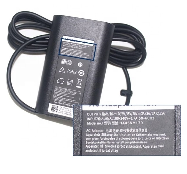 Amazon.co.jp: Dell対応 20V 3.25A 65W 交換用充電器 AC