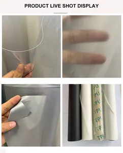 Vendite dirette della fabbrica film in rotolo di imballaggio EVA colorato traslucido resistente ecologico per borse