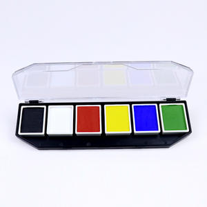 6 couleurs Fans Non-toxique Bodypainting Maquillage Cosplay Face Paint Palette Kit Neon Colors Cosmetics Water-Soluble Party Drawing - Product Image 4