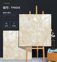 Carrelage en marbre Onyx Jade le plus vendu 800x800mm, design moderne, résistant à l'usure, poli, pour sols intérieurs de hall d'hôtel et d'appartement
