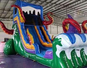 Tobogán Acuático Inflable Gigante Comercial para Adultos, Marca Xinyue, Lona <span class=keywords><strong>de</strong></span> PVC, Tamaño Personalizado para Uso en Parques <span class=keywords><strong>de</strong></span> Trampolines - Product Image 3