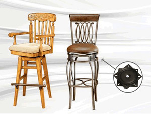 Alta qualità all'ingrosso mobili hardware 6/8/10/12 pollici più forte metallo pigro <span class=keywords><strong>susan</strong></span> piastra girevole per la sedia da tavolo - Product Image 2