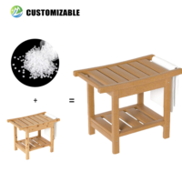 Ensemble de meubles modulaires d'extérieur en PEHD, léger, pliable, résistant aux intempéries, canapé, table, protection UV, imperméable, résistant à la décoloration, moderne