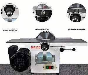 Cepilladora de Banco multifuncional, máquina de trabajo de <span class=keywords><strong>madera</strong></span> <span class=keywords><strong>barata</strong></span>, cabezal de corte recto, núcleo de motor para Sierra de mesa, corte de <span class=keywords><strong>madera</strong></span> - Product Image 5