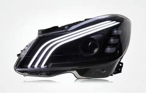ไฟหน้า LED รุ่นปรับปรุงสำหรับรถยนต์ C-Class W204 ปี 2007-2014 ชุดไฟหน้าอัพเกรดพร้อมไฟวิ่งกลางวัน แสงสี 6000K T - Product Image 1