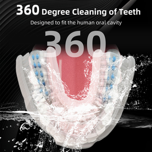 Neuheit aus Shenzhen: Tragbare, Intelligente U-Förmige 360-Grad-Nylon-Zahnbürste für Erwachsene, Elektrische Schallzahnbürste mit Geradem Griff - Product Image 2