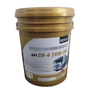 Huile moteur SAE 20w 50 Chariot élévateur Excavatrice API CH-4 Lubrifiants Huile moteur diesel - Product Image 1