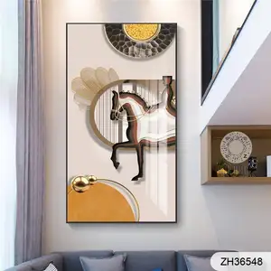 Design wall painting horse illustration home decorations for living room wall art painting