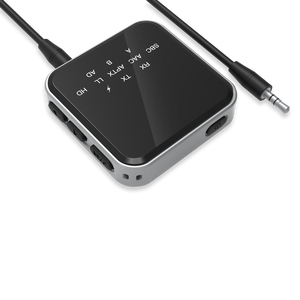 HG Giảm Giá Sốc Bộ Thu Và Phát <span class=keywords><strong>Bluetooth</strong></span> <span class=keywords><strong>2</strong></span> Trong 1 250MA Bộ Chuyển Đổi Âm Nhạc Không Dây Âm Thanh Nổi Bộ Phát Kép Cho TV - Product Image 1