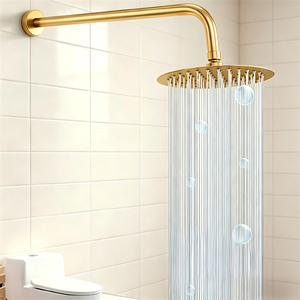 Bras de <span class=keywords><strong>douche</strong></span> mural moderne de 24 pouces en acier inoxydable 304, pommeau de <span class=keywords><strong>douche</strong></span> pluie haute pression, économie d'eau, pour salle de bain - Product Image 1