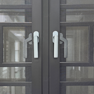 Tùy chỉnh đôi tráng men đơn giản Thiết kế nhôm ban công Cửa Sổ Khung nhôm cửa sổ - Product Image 3