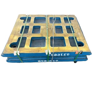 อะไหล่เครื่องบดกราม Zhengzhou Yiwei C100 แผ่นกรามแบบแกว่ง ผลิตจากวัสดุ ZGMn18Cr2 สำหรับงานเหมืองแร่ - Product Image 1