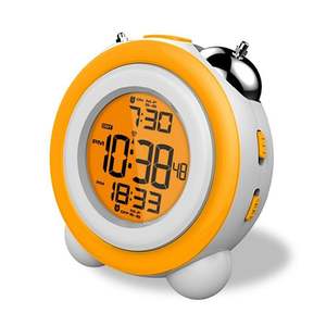 Venta al por mayor doble extra fuerte vibrador LED Sleep Trainer Wake Up Electronic Digital dormitorio reloj despertador inteligente con calendario - Product Image 1