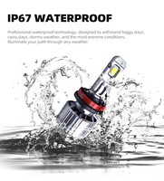 Accesorios para Automóviles, Bombilla LED H11 12V 50W 8000LM de Alta Potencia, Súper Brillante, Blanco Frío 6500K, Universal