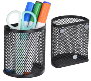 Magnetic <b>Pen</b> Holder Mesh Pencil <b>Marker</b> Organizer for Desk Strong Magnet for Locker Refrigerator Dry Erase Board Whiteboard Pink - Product Image 4