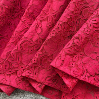 Robe élégante pour femmes en dentelle à manches longues, coupe trapèze, col à nœud, robe de soirée décontractée mi-longue pour tous les jours, robes pour femmes, robe élégante pour femme