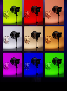 Luz de Relleno RGB para <span class=keywords><strong>Fotografía</strong></span> YM-300Bi de 150W, 3200-6500K, Ajuste de 3 Temperaturas de Color, Luz de Relleno RGB para <span class=keywords><strong>Fotografía</strong></span> y Transmisión en Vivo - Product Image 6