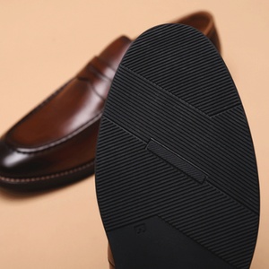 Men's Business Casual Genuine Leather <b>Toe</b> Plush Lining Loafers Rubber Outsole Fashion Trend Slip-On Shoes Spring Summer Autumn - Product Image 5
