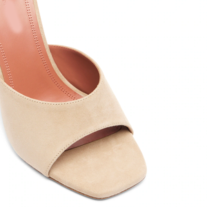 Chaussures à talons hauts pour femmes en daim à bout carré, talon <span class=keywords><strong>sabot</strong></span>, en stock, livraison rapide, en promotion, 2026 Eur 42 - Product Image 4