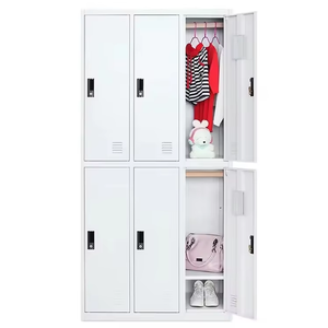 Hot Sale 6 Door Metal Steel <strong>Locker</strong> Cabinet For Changing Room <strong>School</strong> Gym - Product Image 4