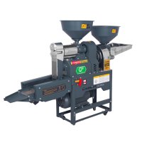 DAWN AGRO Équipement de rizerie combiné grande capacité 250-300 kg pour la transformation industrielle commerciale avec structure en acier inoxydable