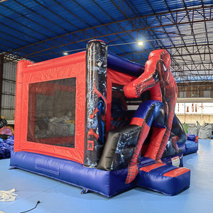 Jeux gonflables commerciaux HY, château gonflable, château de saut, château gonflable <span class=keywords><strong>Spider</strong></span>-<span class=keywords><strong>Man</strong></span> avec toboggan - Product Image 4