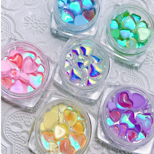 Destly Mixed Heart Shape Nail Rhinestones 3 Size 20pcs/<b>box</b> 3D Rhinestones Art Decorations Candy Love Crystal Style - Product Image 4
