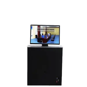 Monitor Meja Tersembunyi, Mekanisme Listrik Lift dengan Remote untuk Sistem Konferensi